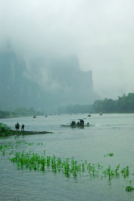 雨中的桂林山水最有灵气了.