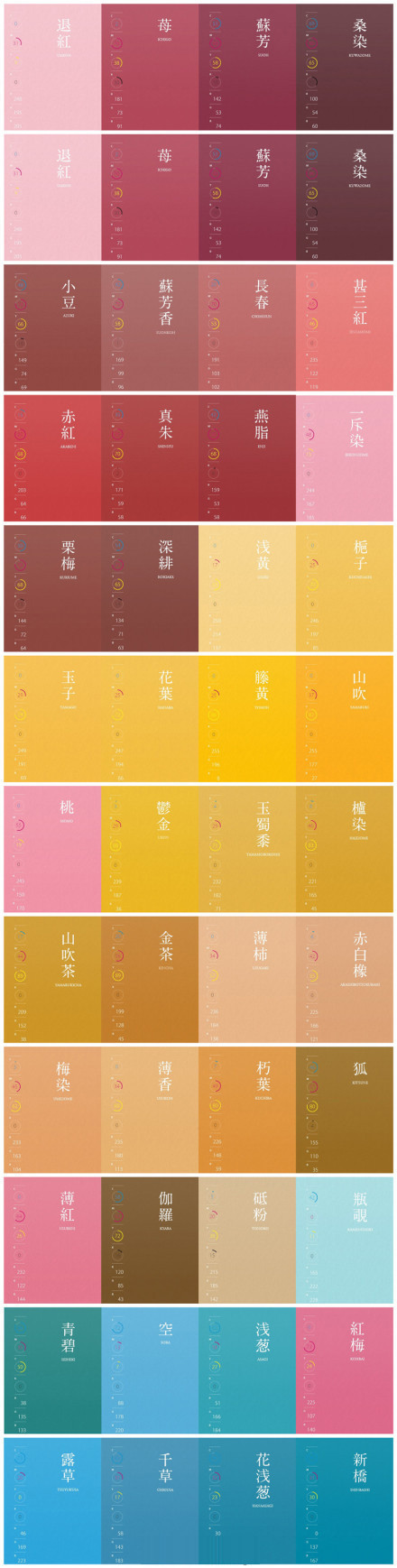 日本的传统色名称