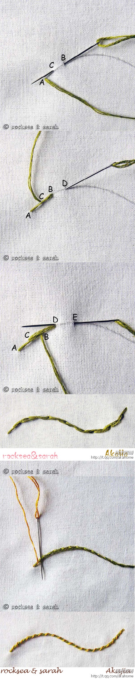 rocksea and sarah 刺绣基本针法36