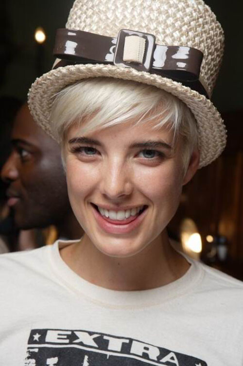 agyness deyn.短发也迷人.