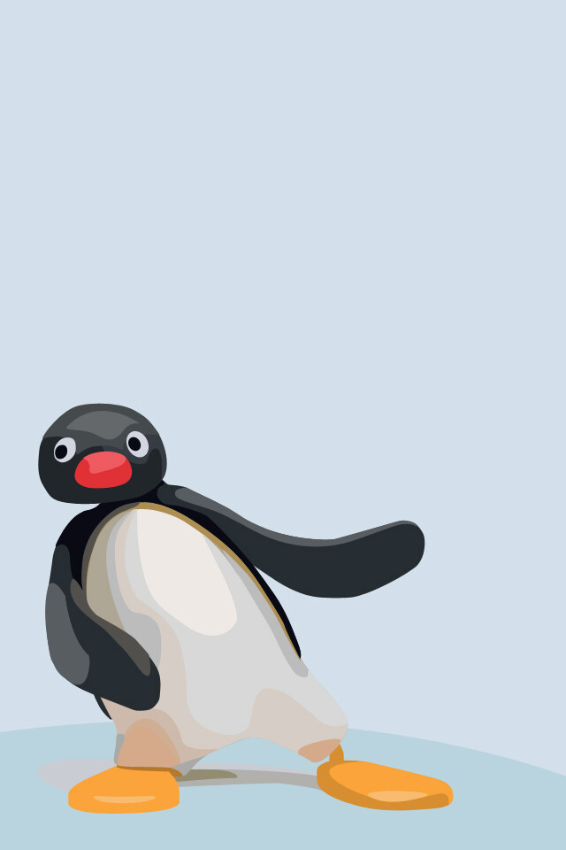 iphone4s 壁纸,小时候最喜欢的动画,小企鹅pin