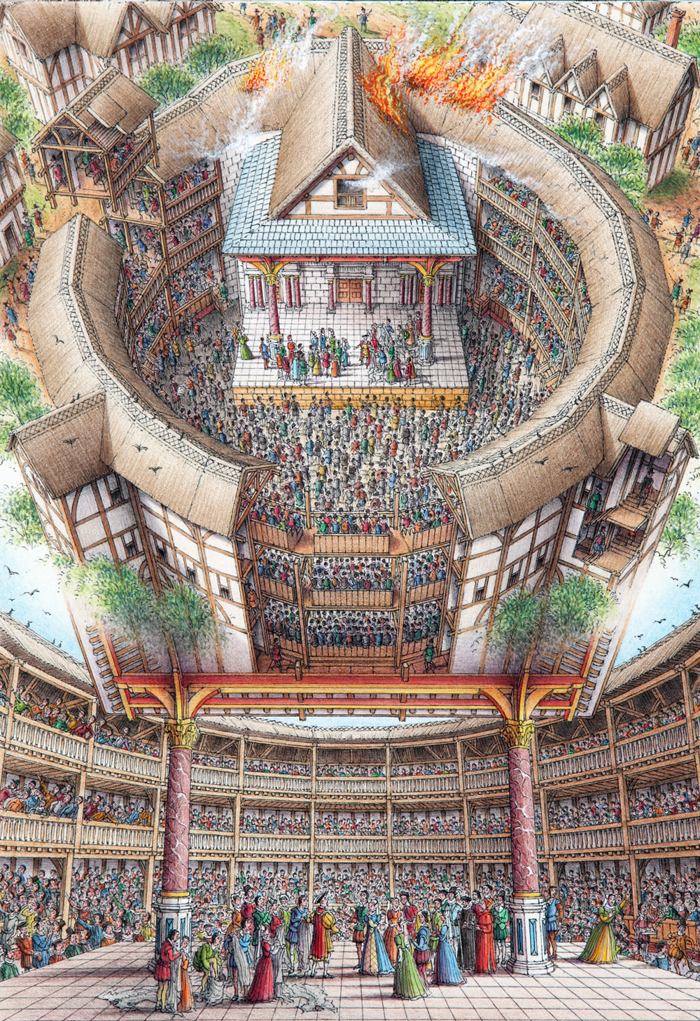 莎士比亚的环球剧院(globe theatre)