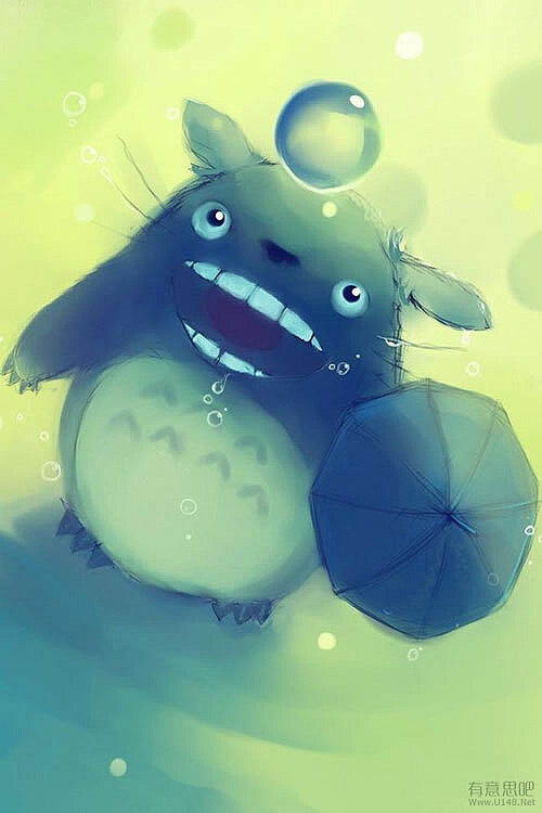 【你好,龙猫】下雨,也是件欢快的事呢
