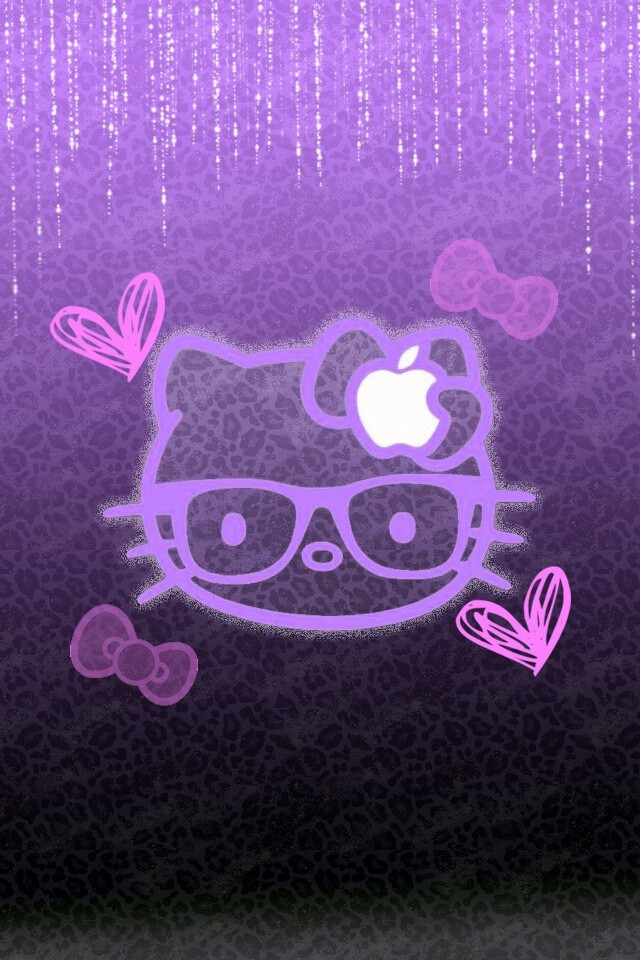 iphone壁纸 背景 hello kitty