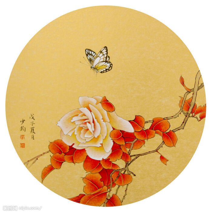 花鸟画设计图_花鸟国画_绘画书法_文化艺