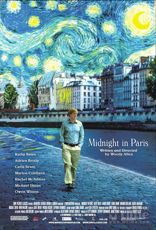 午夜巴黎midnight in paris(2011)海报#01【如果你年轻时有幸停留