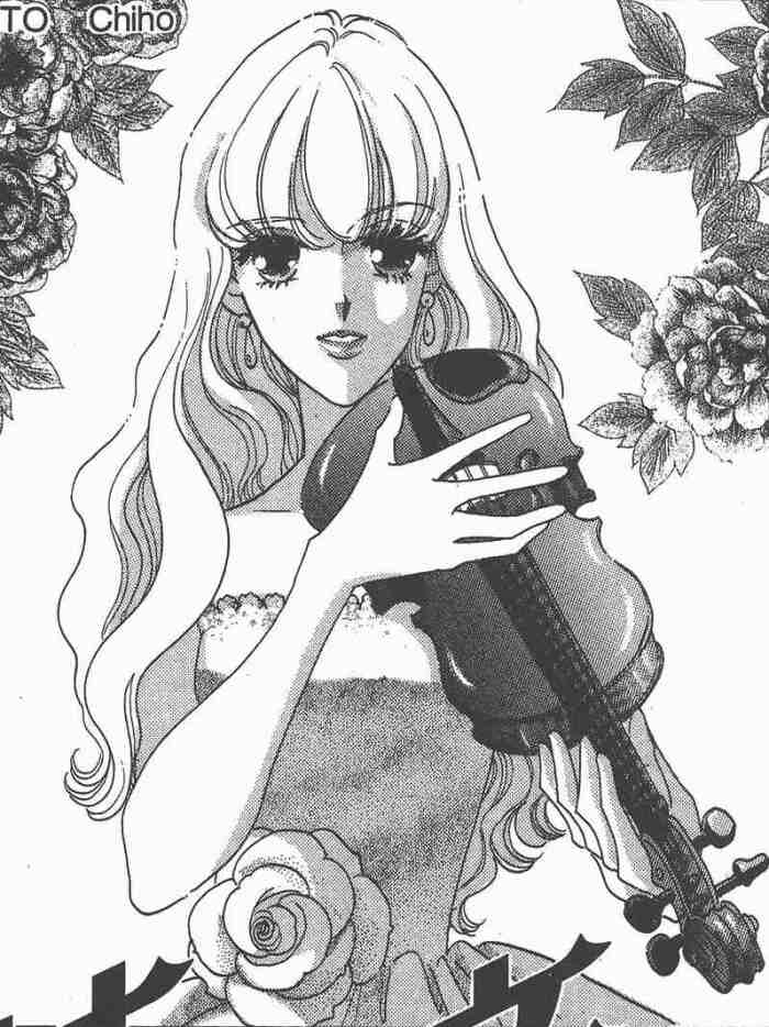 【蔓纪】日本少女 动漫 插画 黑白手绘:花音 - 齐藤千穗