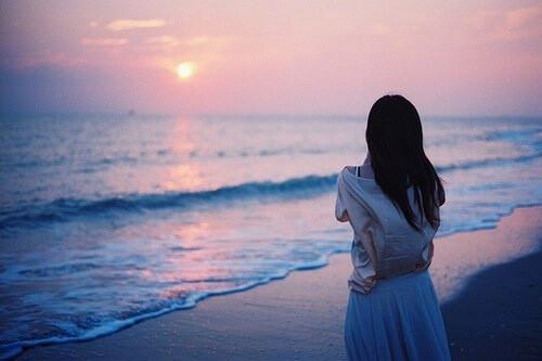 海边,我在等你看日出