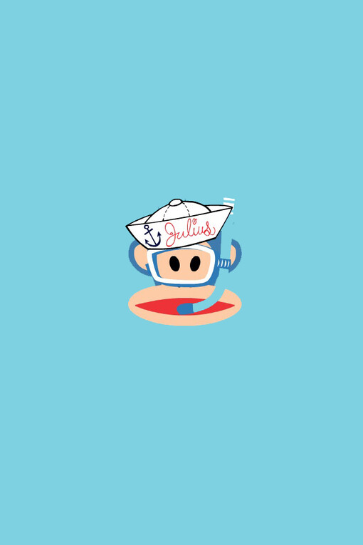 大嘴猴、iphone壁纸、桌面、背景、可爱、小清