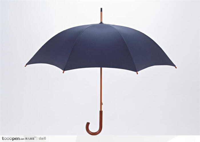 生活用品-打开的黑色雨伞生活用品图片素材