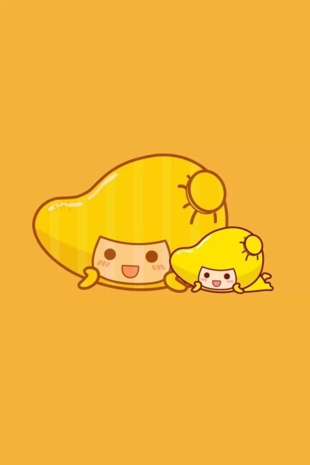 大芒果,小芒果。#iPhone壁纸#