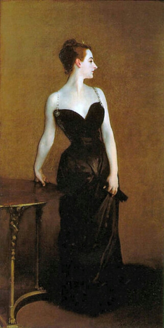 《高特鲁夫人》(madame x, 1884).