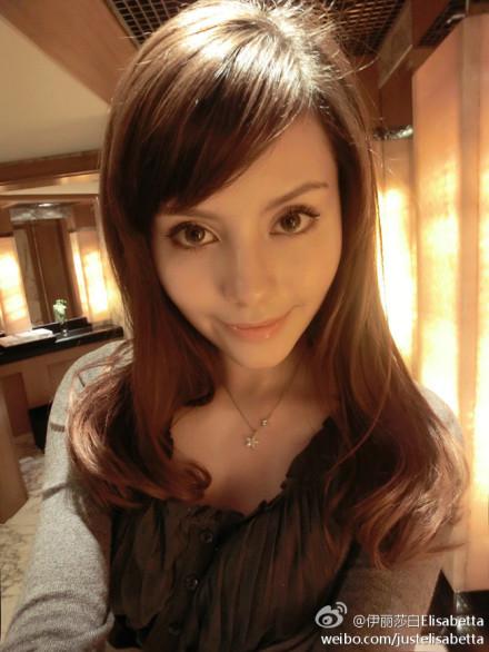 【中国美女图鉴】中意混血的上海女孩elisabetta,上戏09级学生