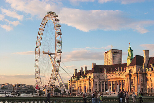 the london eye #county hall