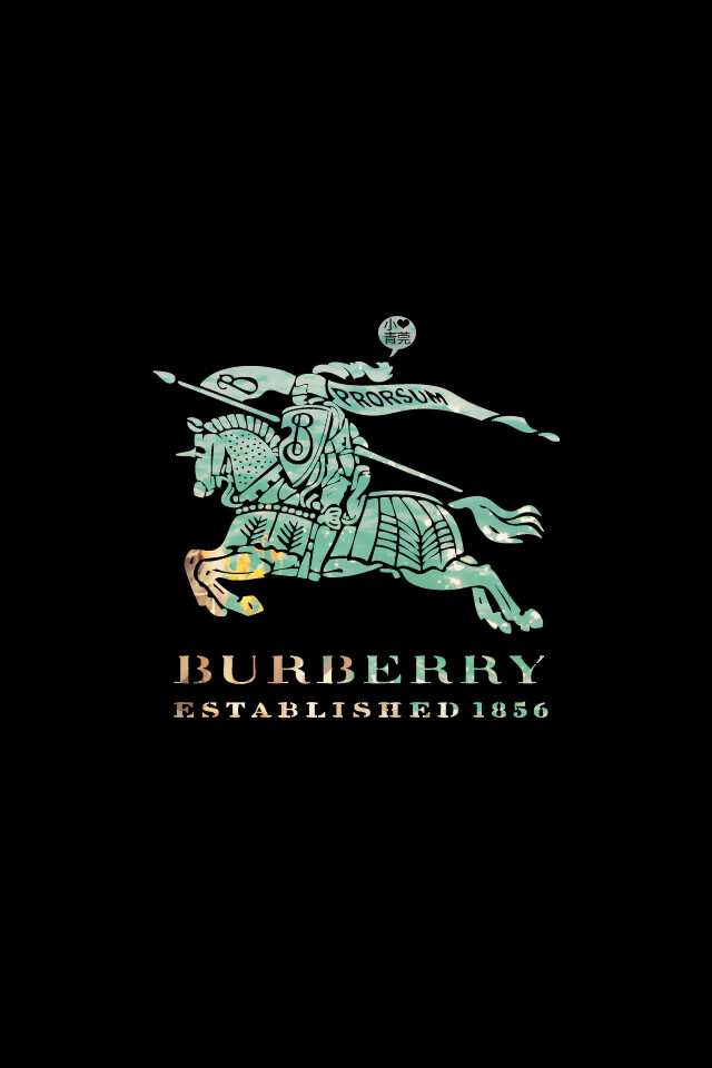 burberry 巴宝莉 花色logo iphone壁纸【顾晓城】