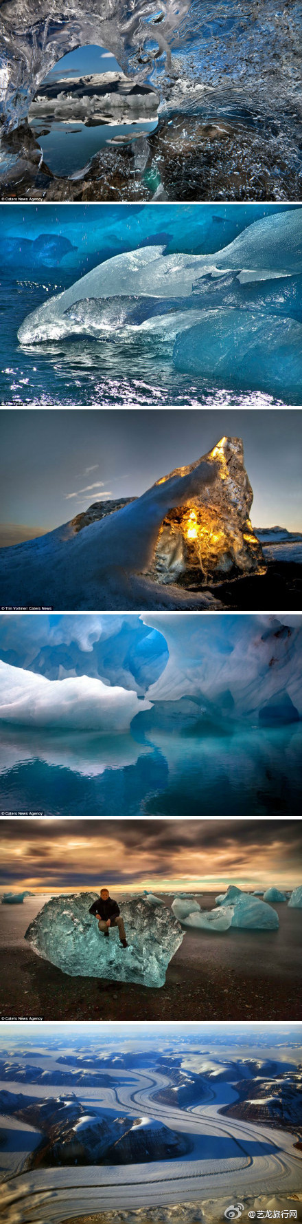 德国两位摄影师在冰岛用相机记录了这个冰雪世界的纯净之美,一幅幅