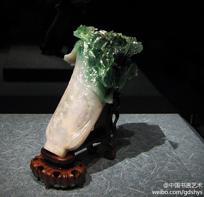 台北故宫博物院著名藏品 翠玉白菜