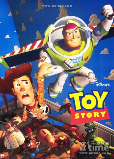 玩具总动员toy story(1995) 小男孩安迪有了个新玩具太空战警巴斯光年