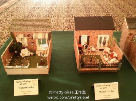 miniature dollhouse娃娃屋赏析#小院室的娃娃屋,别致美丽