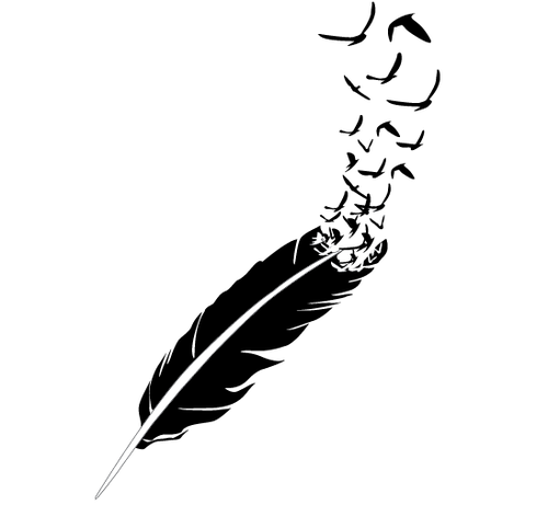 itsoundslikeart: birds of a feather. tattoo design for a friend.