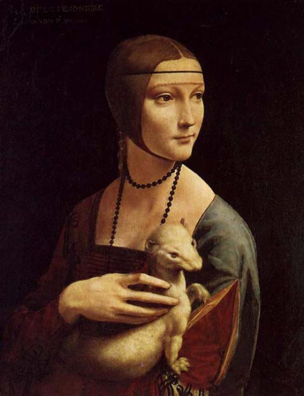 《抱貂女郎》是达芬奇仅有的四幅女性肖像画之一(其他三幅分别为