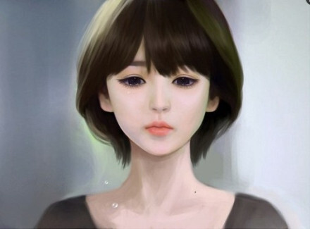 哭泣 女孩 唯美 朦胧 悲伤