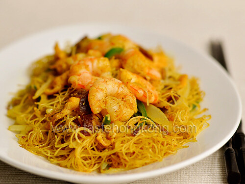 singaporen fried rice noodles