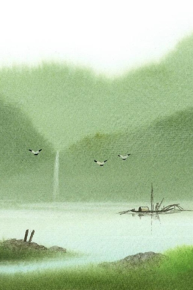 诗意的风景画