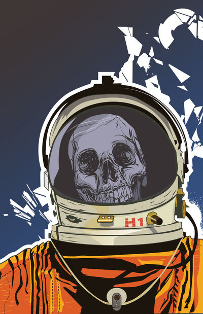 宇宙骷髅. 换不完的插画壁纸.