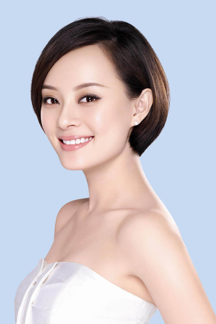 清新,短发的孙俪真的很漂亮