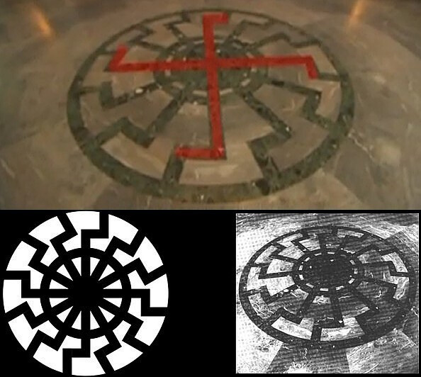 【十字架符号系列】黑太阳(black sun),或称太阳之轮.