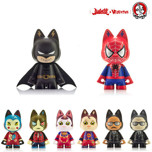 猫无双玩具模型动漫蝙蝠侠蜘蛛侠摆件人偶原创