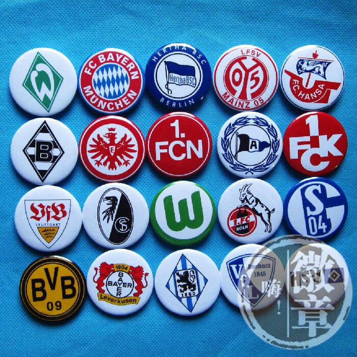 徽章定做德甲世界超级足球联赛支足球队套装徽
