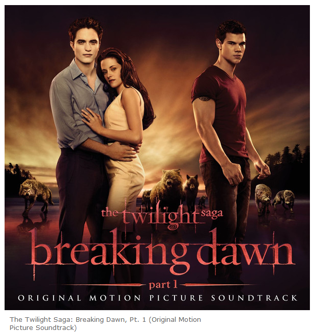 专辑"the twilight saga:breaking dawn,pt.