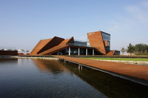 【中国现代建筑】海中国美术馆 地点:大连建筑