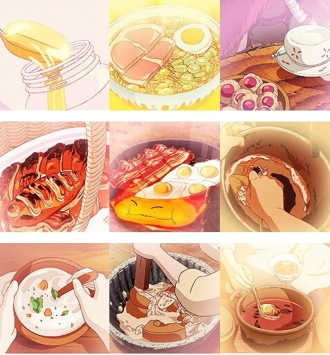 宫崎骏动漫中的美食