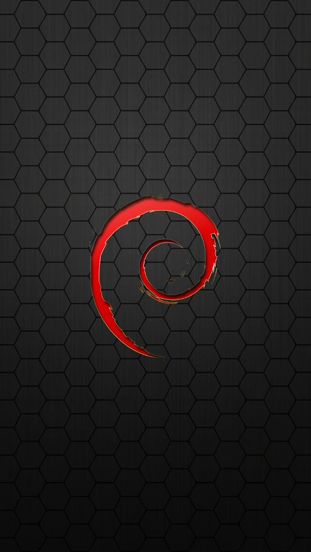 linux debian iphone 5 wallpaper