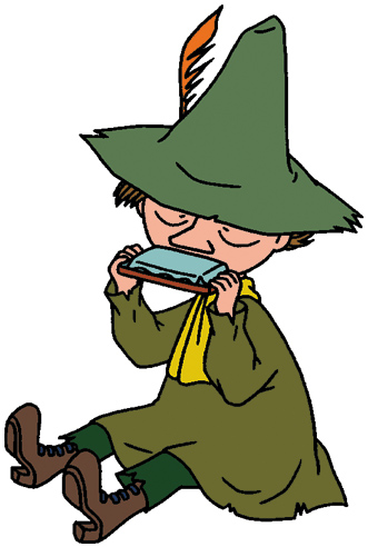 史力奇 snufkin 孤独的自由诗人,是姆明最好的朋友.