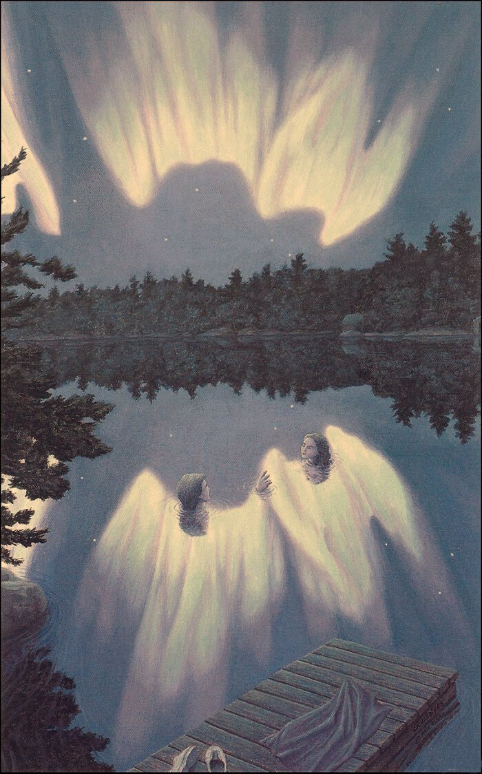 rob gonsalves 国外超现实主义画家 angelic aurora