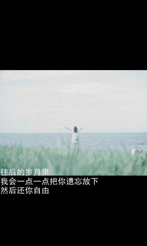 往后的岁月里,我会一点一点把你遗忘放下,然后还你自由.--梓樱文字控
