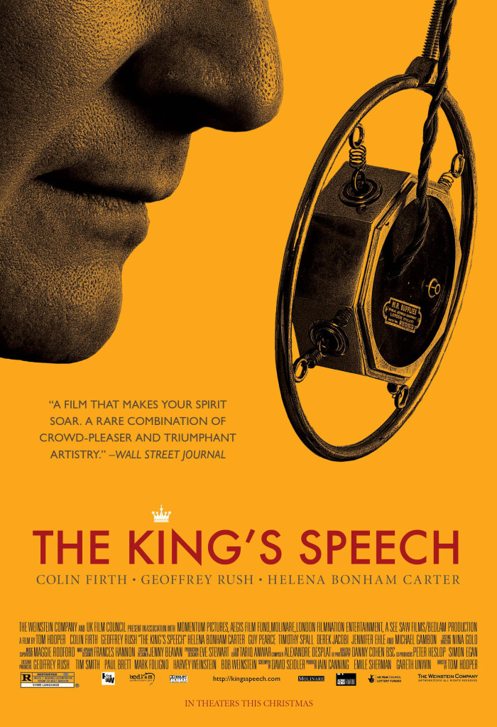 国王的演讲 the king"s speech (2010) 很厉害的电影,喜欢这张海报.