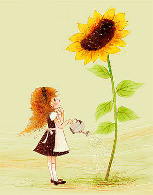 向日葵的花语--勇敢地去追求自己想要的幸福