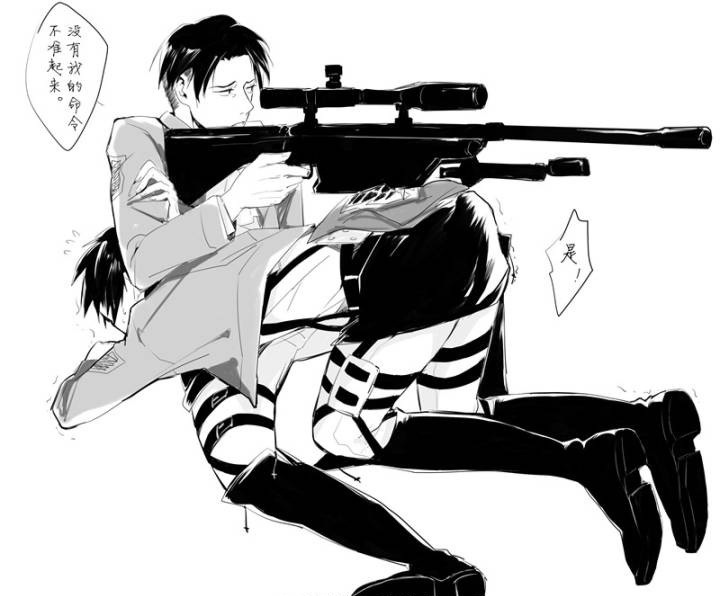 「进击的巨人」碉堡了= p 利威尔 艾伦