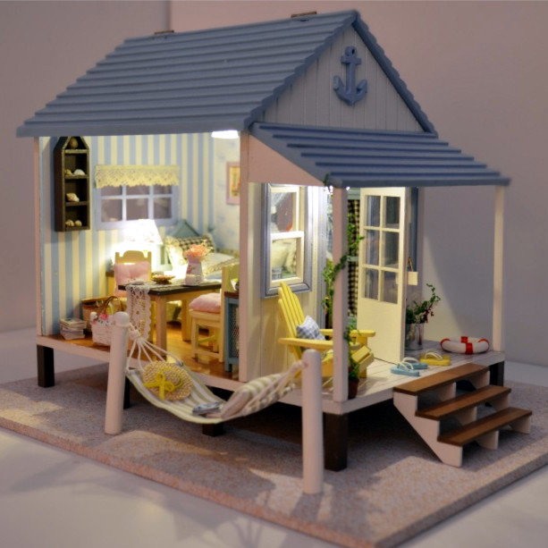 《幸福海岸》diy小屋,dollhouse 娃娃屋,淘宝购买链接:http://item.