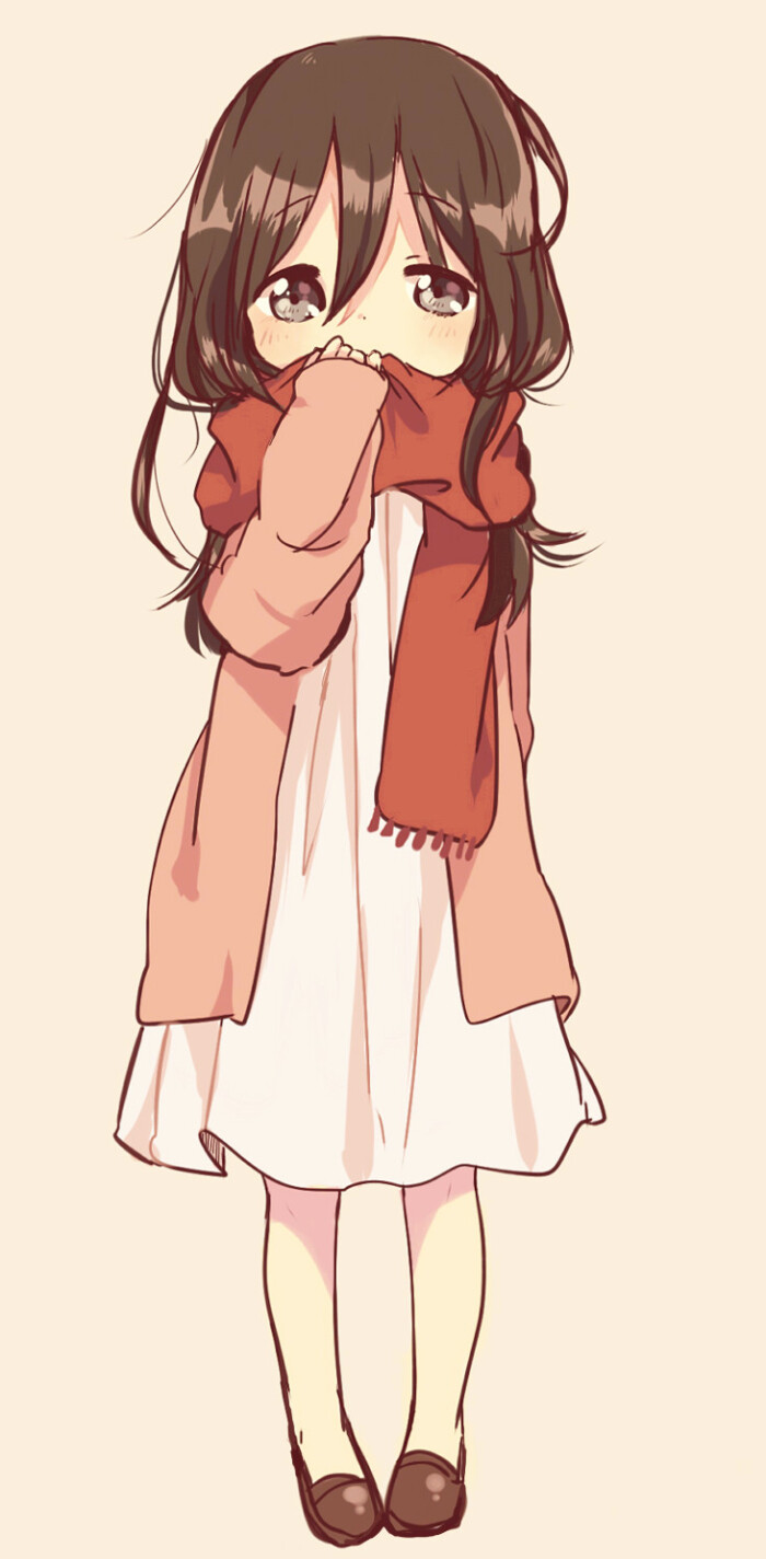 萌q版 二次元 美女 插画 动漫
