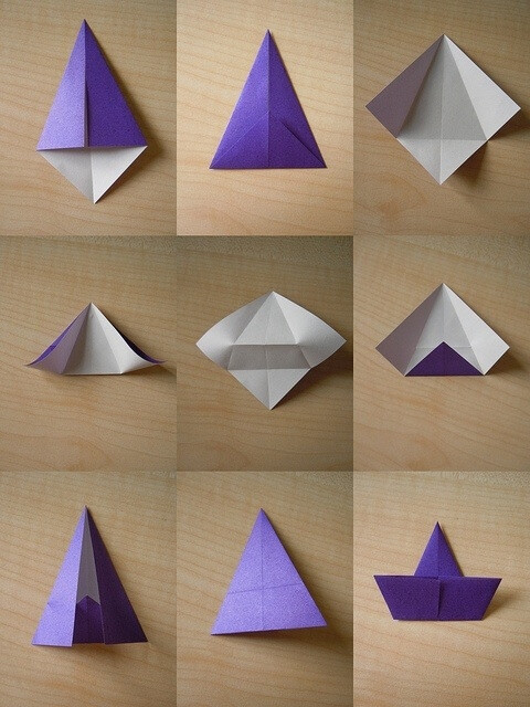 堆教程#漂亮的八角星星折纸教程(1)