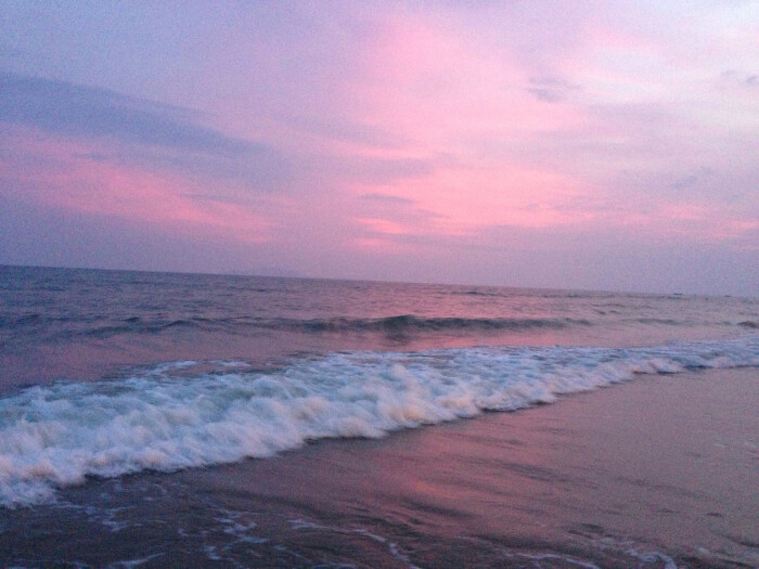海边落日