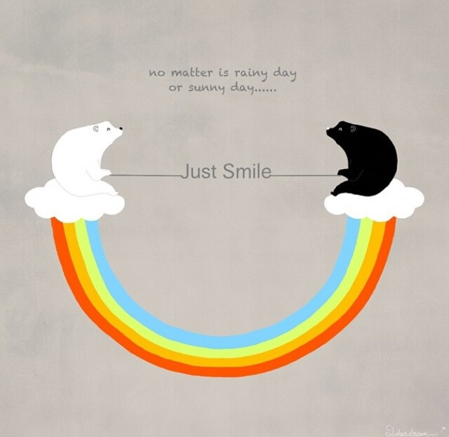 just smile