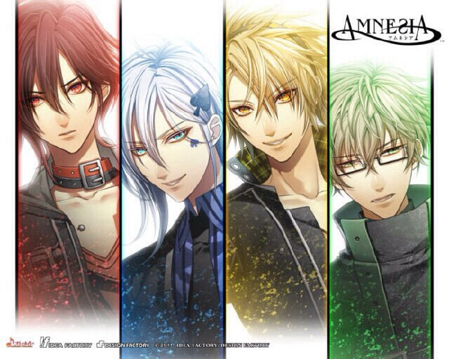 「失忆症」amnesia 动漫 插画 shin,ikki,toma,kent