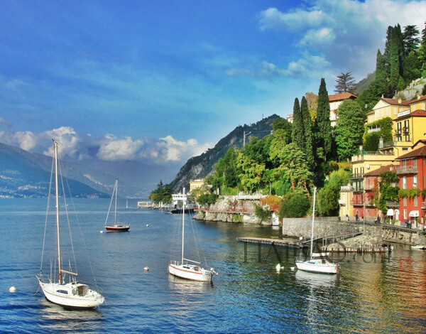 意大利伦巴第,科莫湖(lake como)